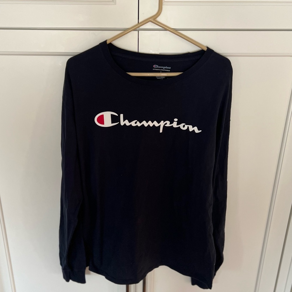 Champion Men’s long sleeve shirt sz L - Picture 4 of 4
